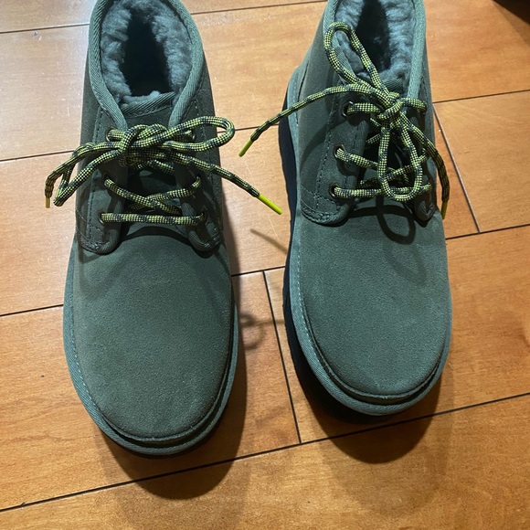 BRAND NEW NEVER WORN UGG NEUMEL HERITAGE PLATFORM SIZE 7 OLIVE - Picture 7 of 12